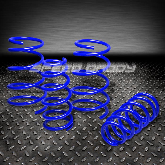 1.25"drop suspension lowering springs/spring 93-97 toyota corolla  e100 jdm blue