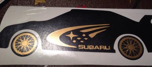 Subaru wrx sti decal. di cut sticker