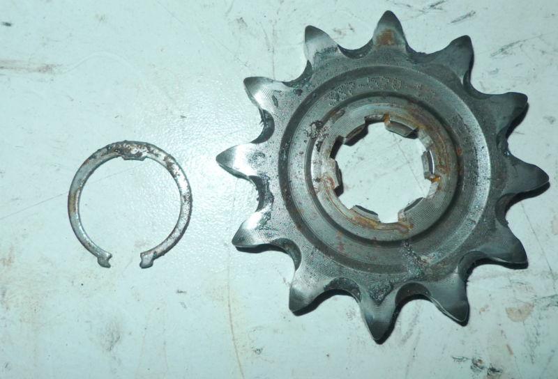 01 kawasaki kx 125 kx125  sprocket front renthal 12t 12 tooth 99 00 01 02 03 04