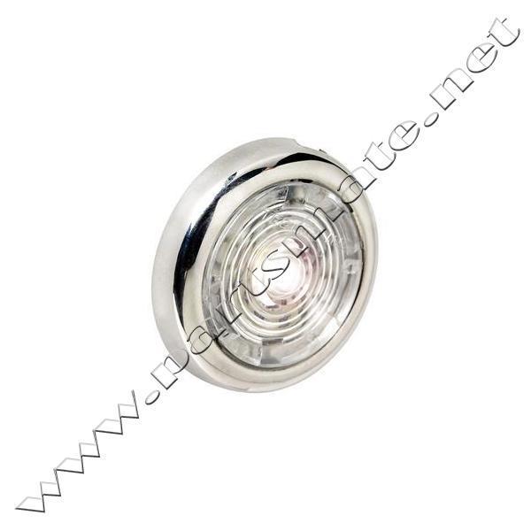 Attwood 6342a7 led round interior/exterior light / 1.5&quot; rd