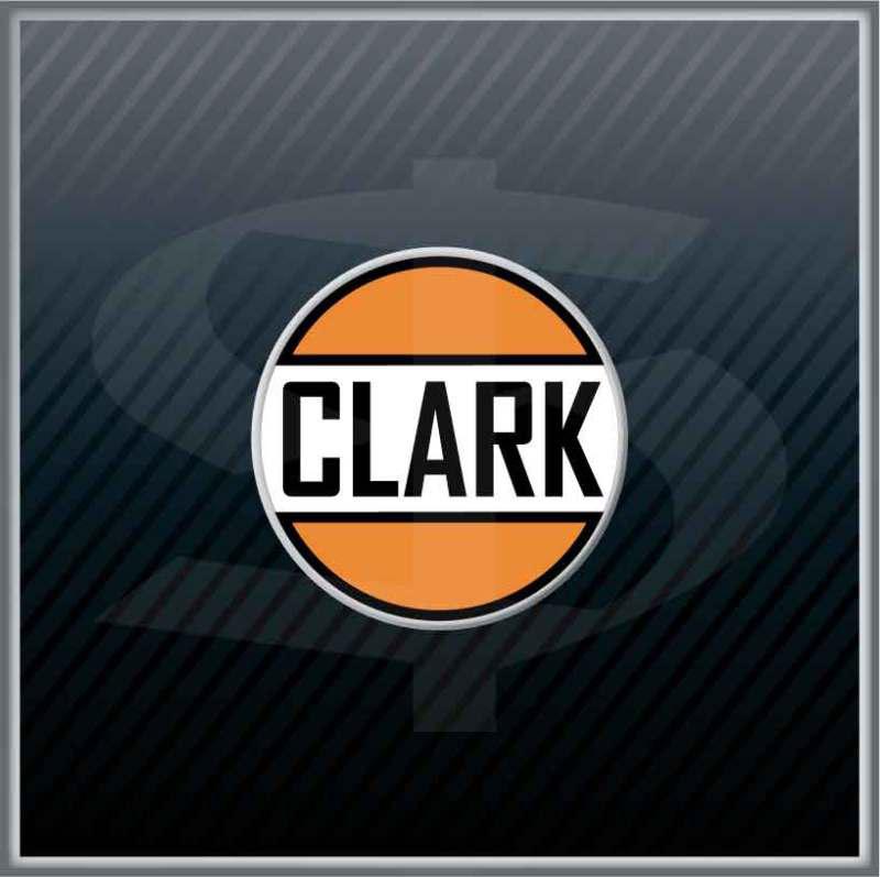 Clark vintage gas gasoline pump sign car truck sticker