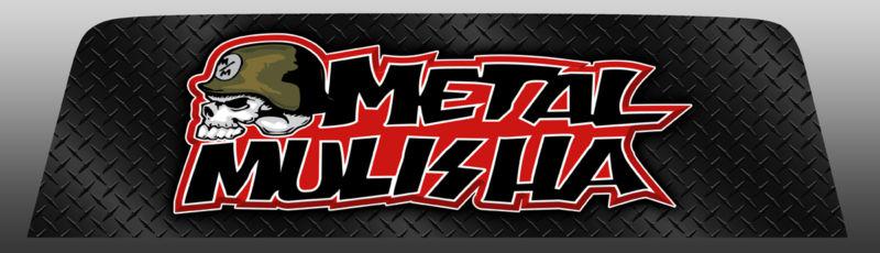 All riders! metal mulisha custom window screen mesh tint - metal mulisha - 4