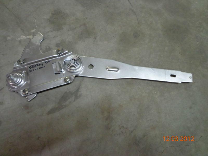 1958 chevrolet right front window regulator for 4dr