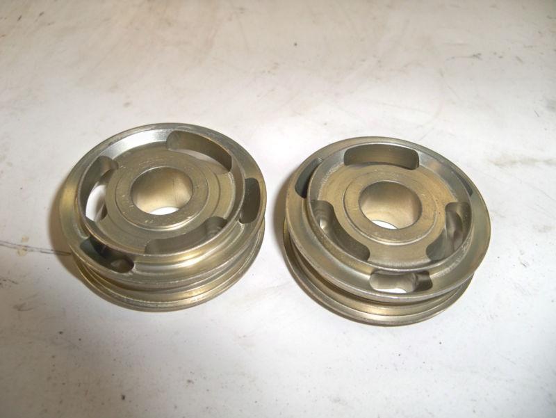 2 penske digressive / linear pistons  (12) .020" bleeds nascar arca