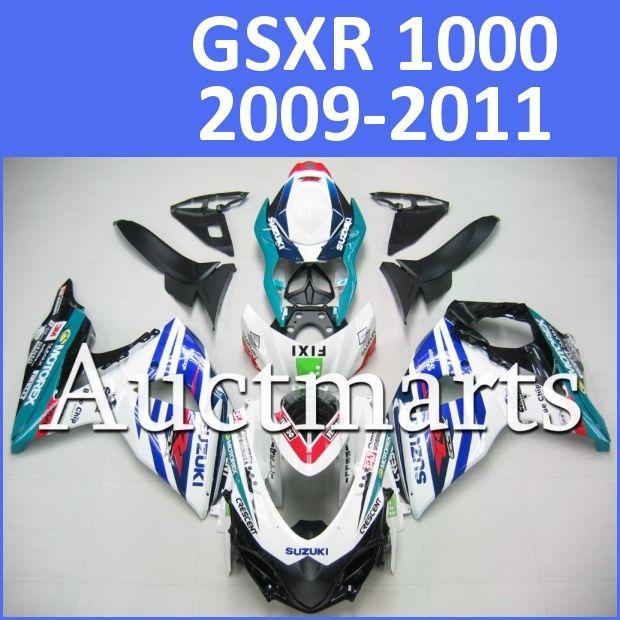 Fit suzuki 09 10 11 12 gsx-r 1000 2009 2010 2011 2012 fairing k9 d11 k11