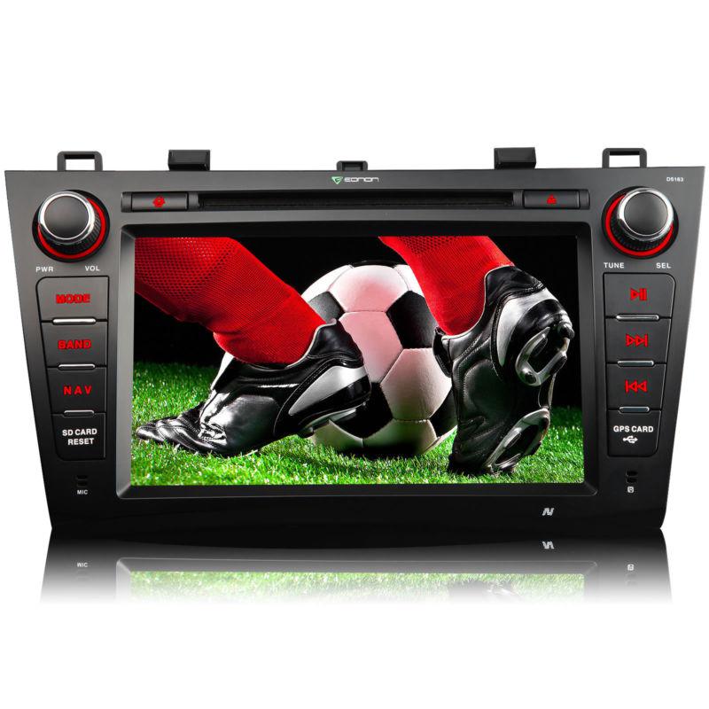 Car dvd player gps nav stereo 2 din bluetooth touch screen nfc ipod for mazda3