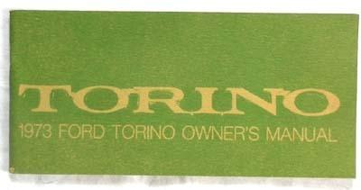 1973 ford torino  owners manual original 