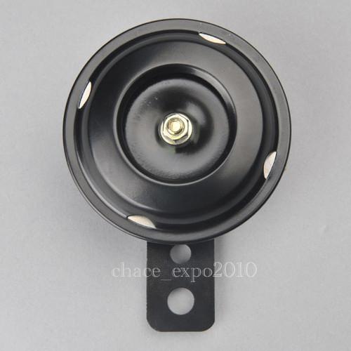 12v 105db motorcycle motorbike bike siren horn universal mount 70mm 2.75" black