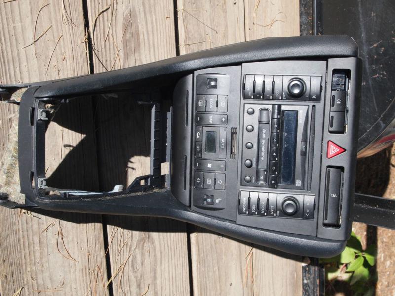 2001 audi a4 center console with radio