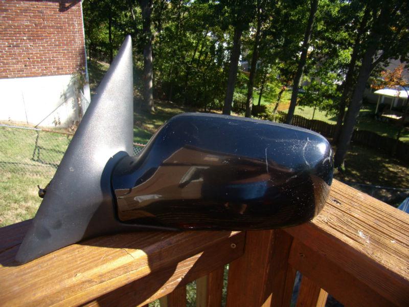 99 - 2003 saab 9-3 hatchback sedan 4 door left power door mirror black used