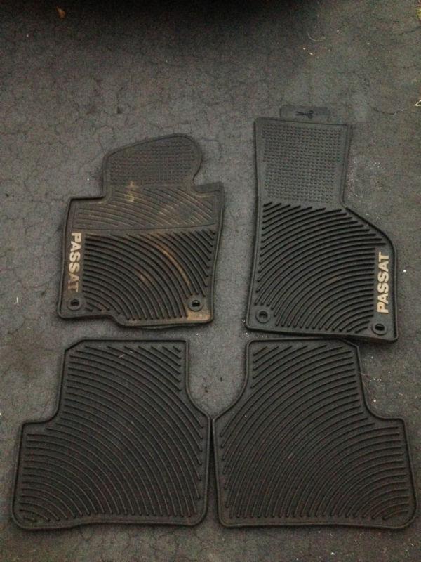 Volkswagen vw passat b6 all weather floor mats oem 2006 2007 20087 2009 2010 