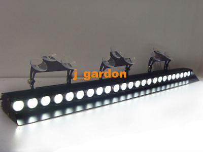 Truck light 24 led 3w white light windshield warning light strobe light