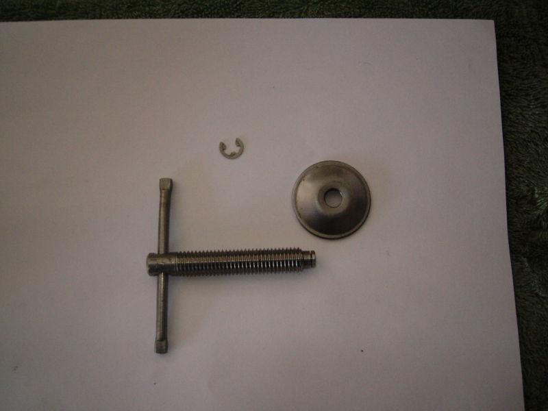 Cruise n carry  6500 & 6600 outboard motor transom clamp screw & pad & clip