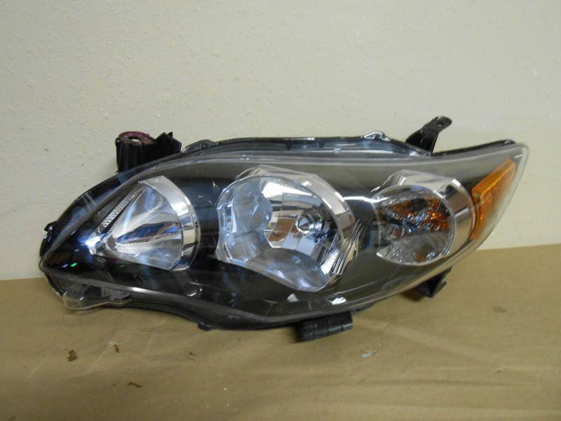 2011,11,12 toyota corolla s left driver headlight oem free shipping