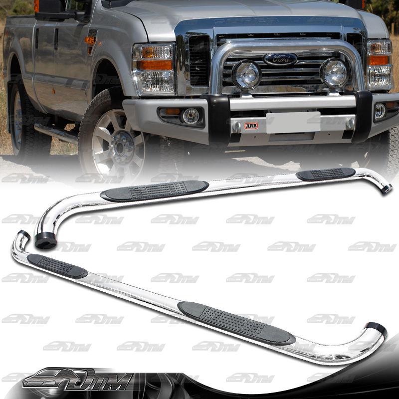 1999-2010 ford f250/350 super duty crew cab stainless side step nerf bars