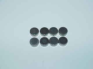 7 mm del west lash caps set of 8 ralley car nascar nhra aussie supercar arca