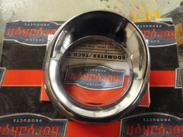 Harley davidson sportster 1200c 2004-2010 chrome speedometer visor