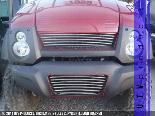 08 kawasaki mule billet grille 4x4 2008 new chrome