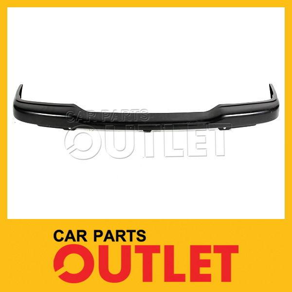 2001-2007 ford ranger xl front upper bumper face bar no chrome unpainted raw blk