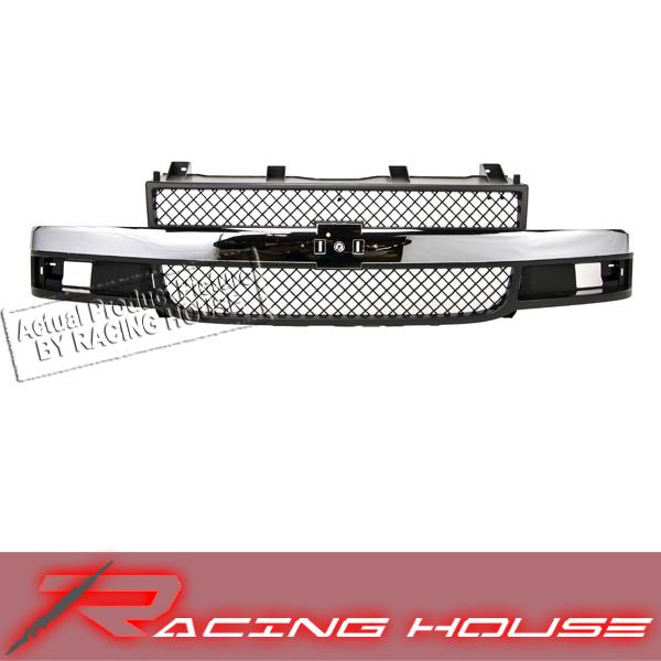 03-07 chevy express sealed beam new front grille grill assembly replacement kit