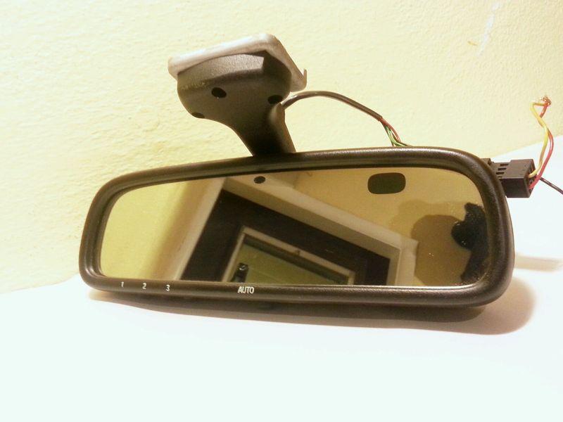 2003-04 05 06 07 08 saab 9-3 9-5 homelink gate opener rear view mirror compass