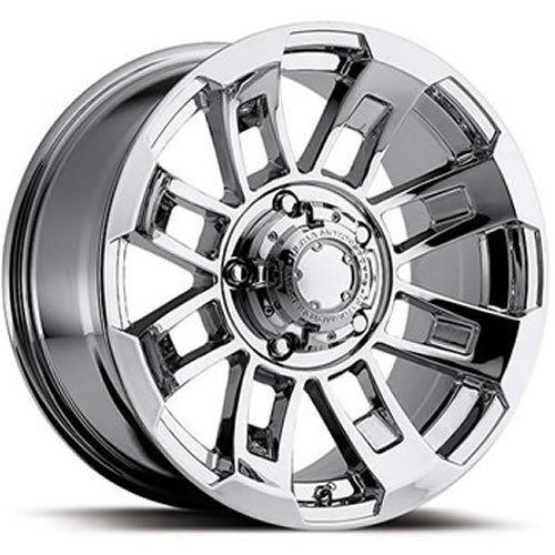 18x9 chrome ultra grinder wheels 6x135 +25 ford f-150