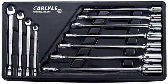 Carlyle hand tools cht sw1211 - wrench set - open end, flex combination sae; sae