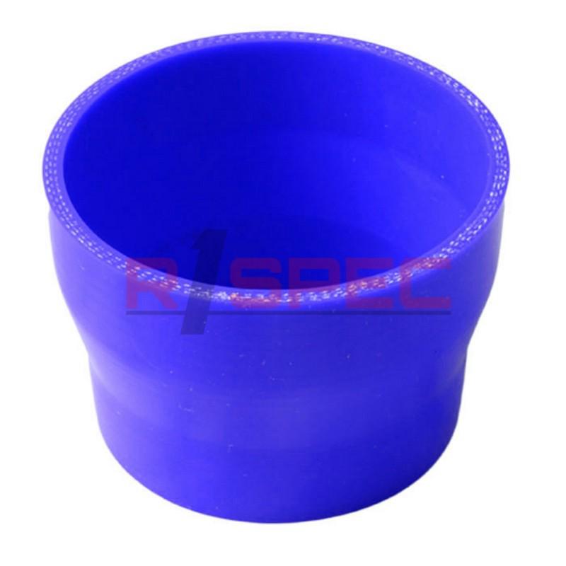 Universal blue 3.5'' to 4.0'' 3-ply reducer silicone hose coupler 89mm to 102mm