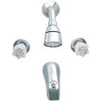 Empire brass faucet 8" 2-valve shower diverter j228af