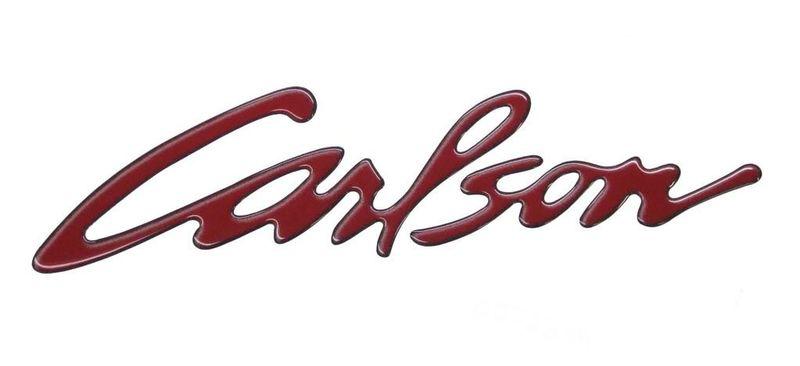 Glastron carlson boat genuine decal logo red crystal '99 00 01 02 