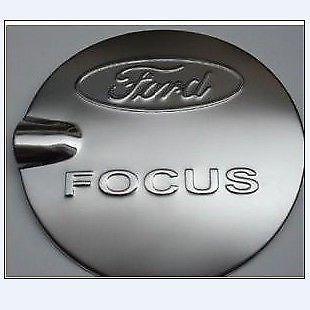 Stainless fuel gas tank cap lid cover chrome for 2004~2010 ford focus mk2