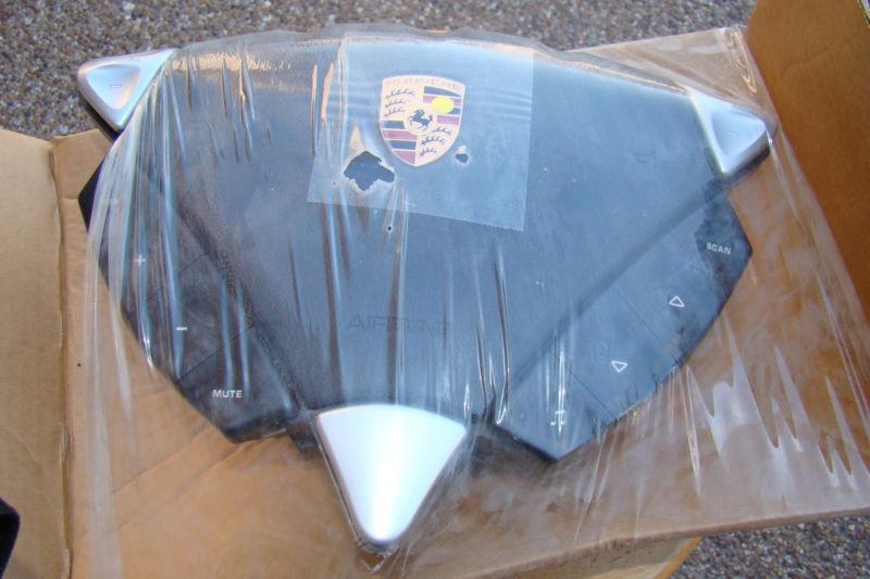 Porsche oem brand new cayenne stone gray color tiptronic steering wheel airbag