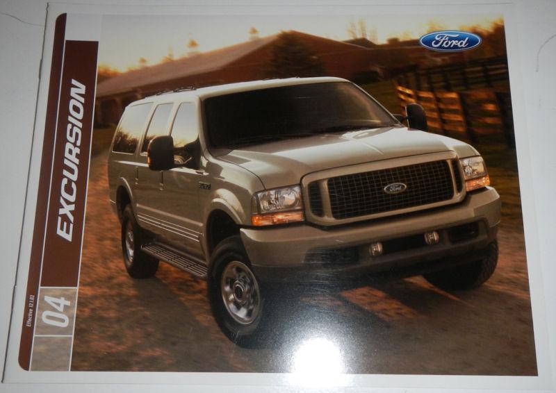 2004 ford excursion brochure