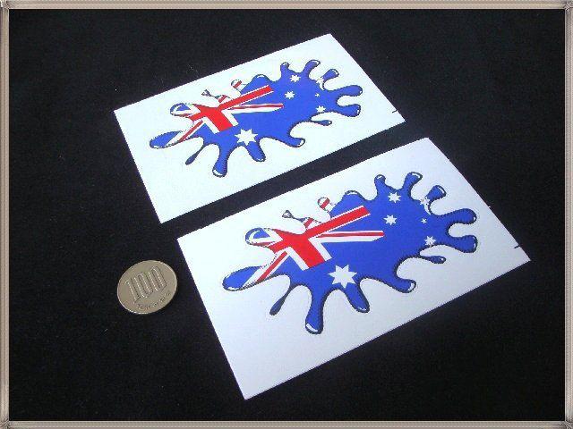 C509 australia decals 2 stickers set  flag