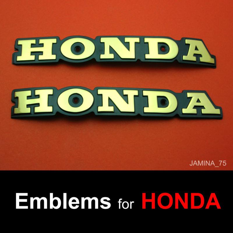 Honda super sport cb360 t cl360 cb400 f cb450 t fuel gas tank emblem badge new