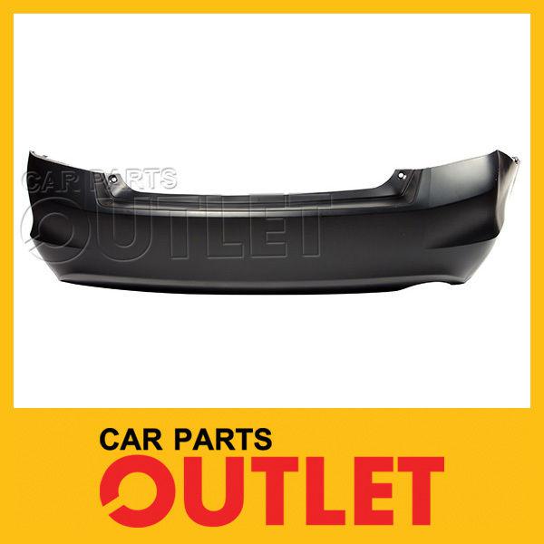 08-12 accord sedan rear bumper cover ho1100246 primered plastic for 2.4l w.1-exh