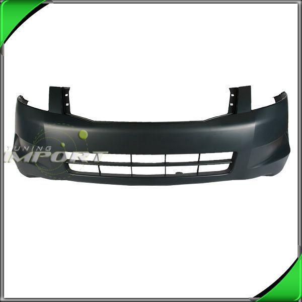 08-10 accord 4dr 4cyl front bumper cover replacement plastic primed paint-ready