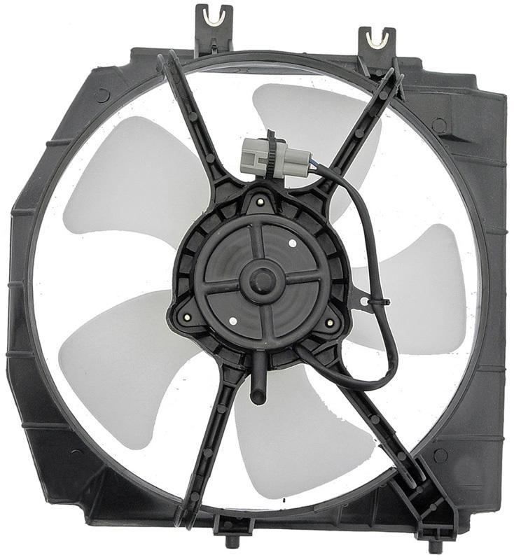 Engine cooling radiator fan assembly (dorman 620-757) w/ shroud, motor & blade