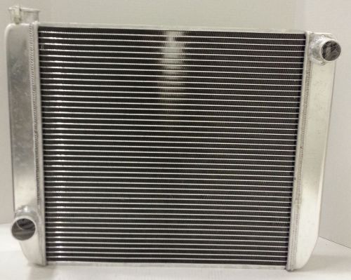 New universal aluminum 2 row performance radiator 24x19 lh fill