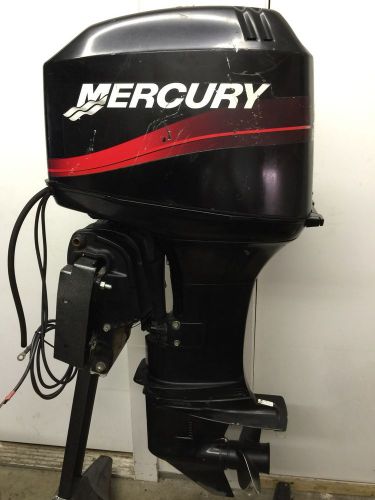 2002 mercury 50-hp 2 stroke rebuilt outboard boat motor engine 20&#034; 40 60 75
