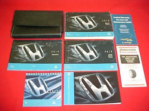 2010 honda fit original owners manual service guide kit oem 10 factory + case