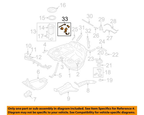 Subaru oem 05-09 legacy vapor canister-pressure sensor 22627aa32a