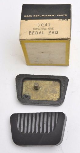 1955-59 mopar chrysler dodge brake clutch pedal pad rubber nos