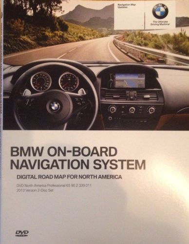 2013 bmw on-board navigation system 2-disc set