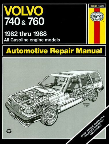 Volvo 740, 760 repair manual 1982-1988