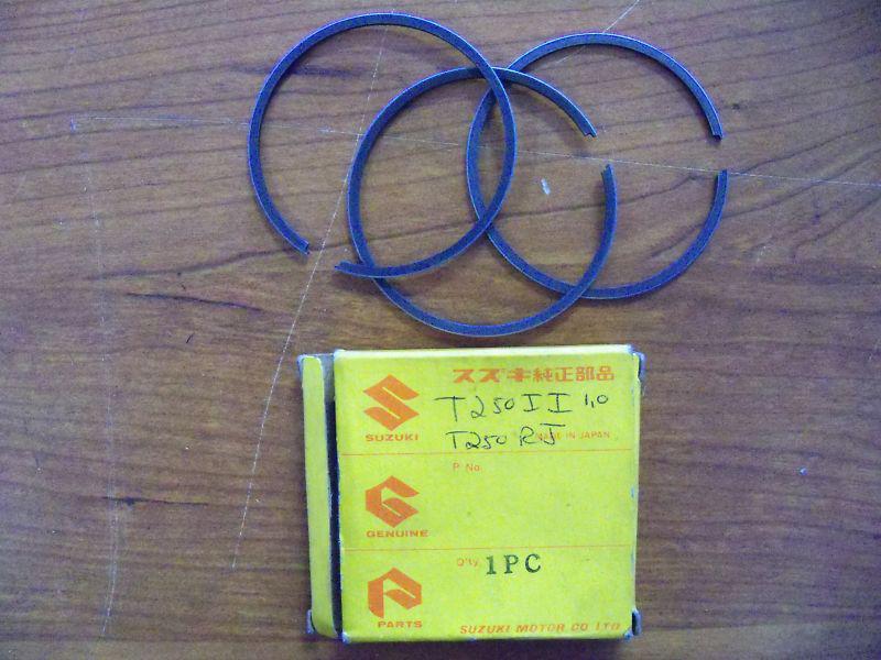 Suzuki t250ii t 250ii t250rj t250 rj piston rings over size 1.0