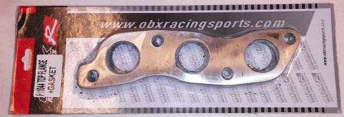 Obx stainless exhaust header flange fits 00 01 02 03 04 is300 3.0l i6 jz-ge