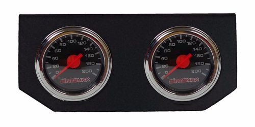 Air ride suspension 1 needle air gauges double panel display 200psi no switches