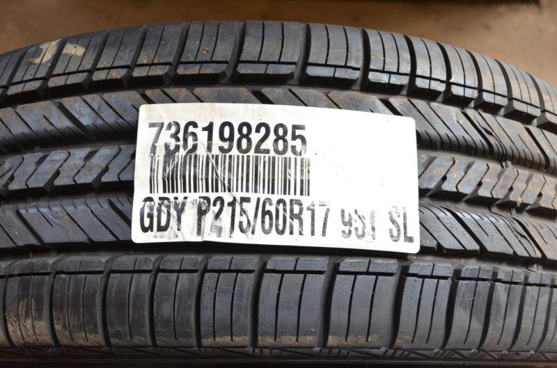 2 new 215 60 17 goodyear assurance tires