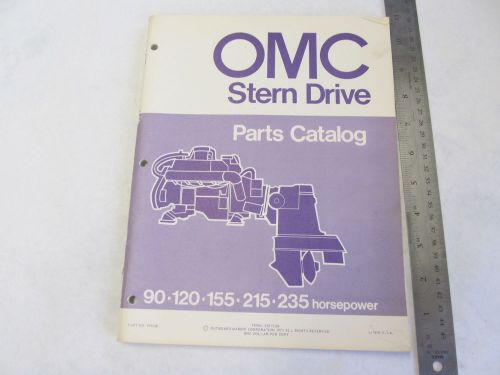 1971 omc stern drive parts catalog 90-235 hp final edition